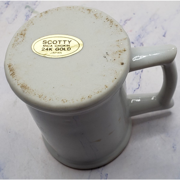 Tennessee Souvenir 24k Gold Rimmed Mini Mug Toothpick Holder Ceramic Shot Glass - Picture 6 of 9